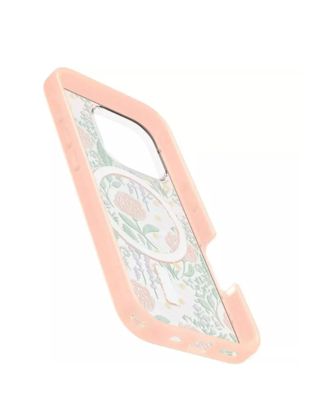 NEW OtterBox iPhone 16 Pro Symmetry Series Case with MagSafe Peachy Bloom